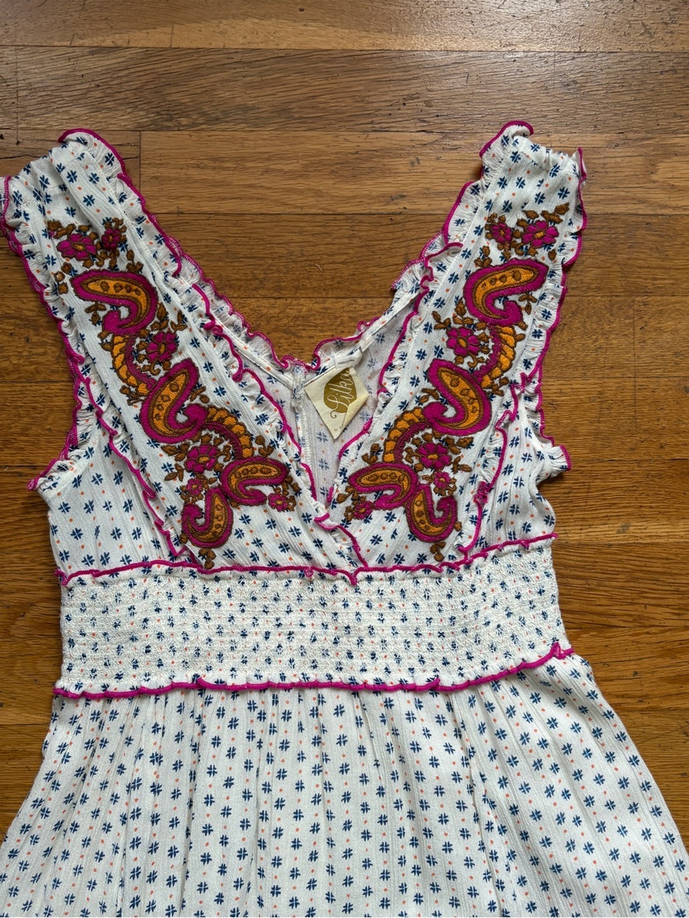 Lilka by Anthropologie Maggie Embroidered Dress XS - Picture 4 of 8